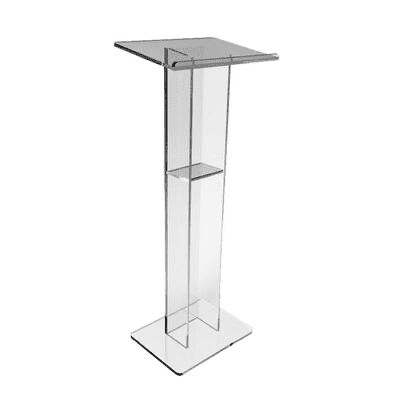 Hexagon Acrylic Podium 1 podium