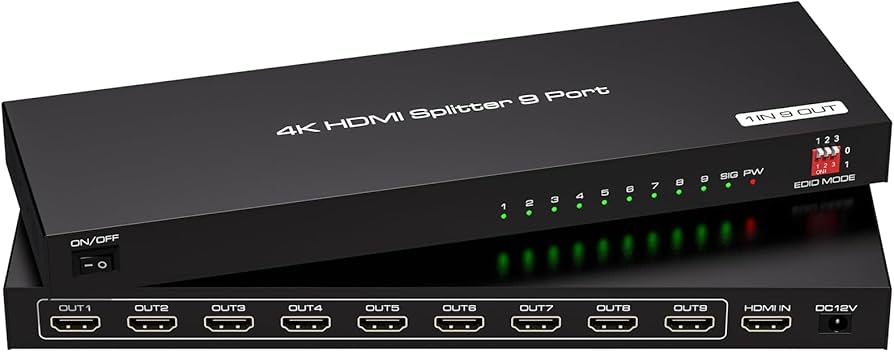 HDMI 1 in 9 Out Splitter 1 HDMI 1 in 9 Out Splitter