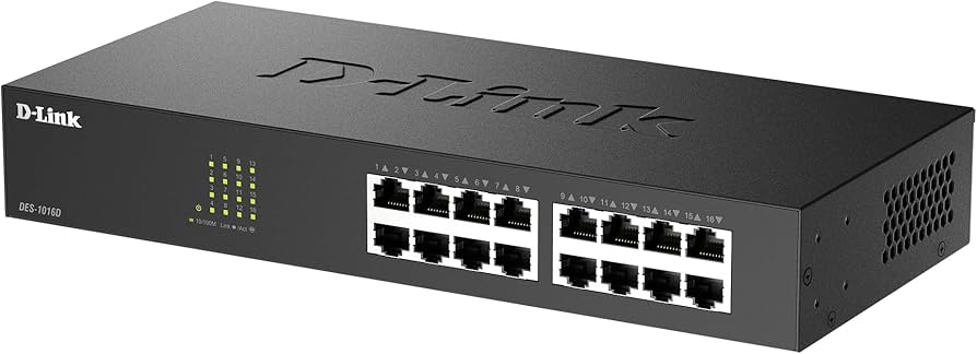 D-Link 16 Port Ethernet Switch 1 D-Link 16 Port Ethernet Switch